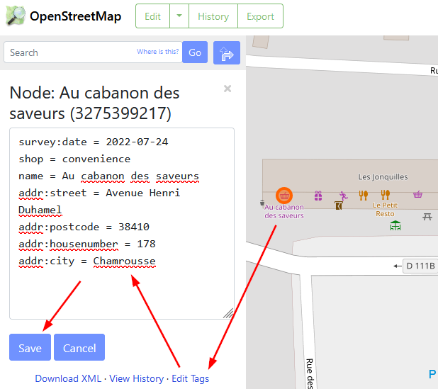 File:OpenStreetMap Tags Editor v1.1 Firefox.png
