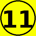 File:11 Kreis schwarz auf gelb.png