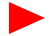 Red triangle direction closed filled.png