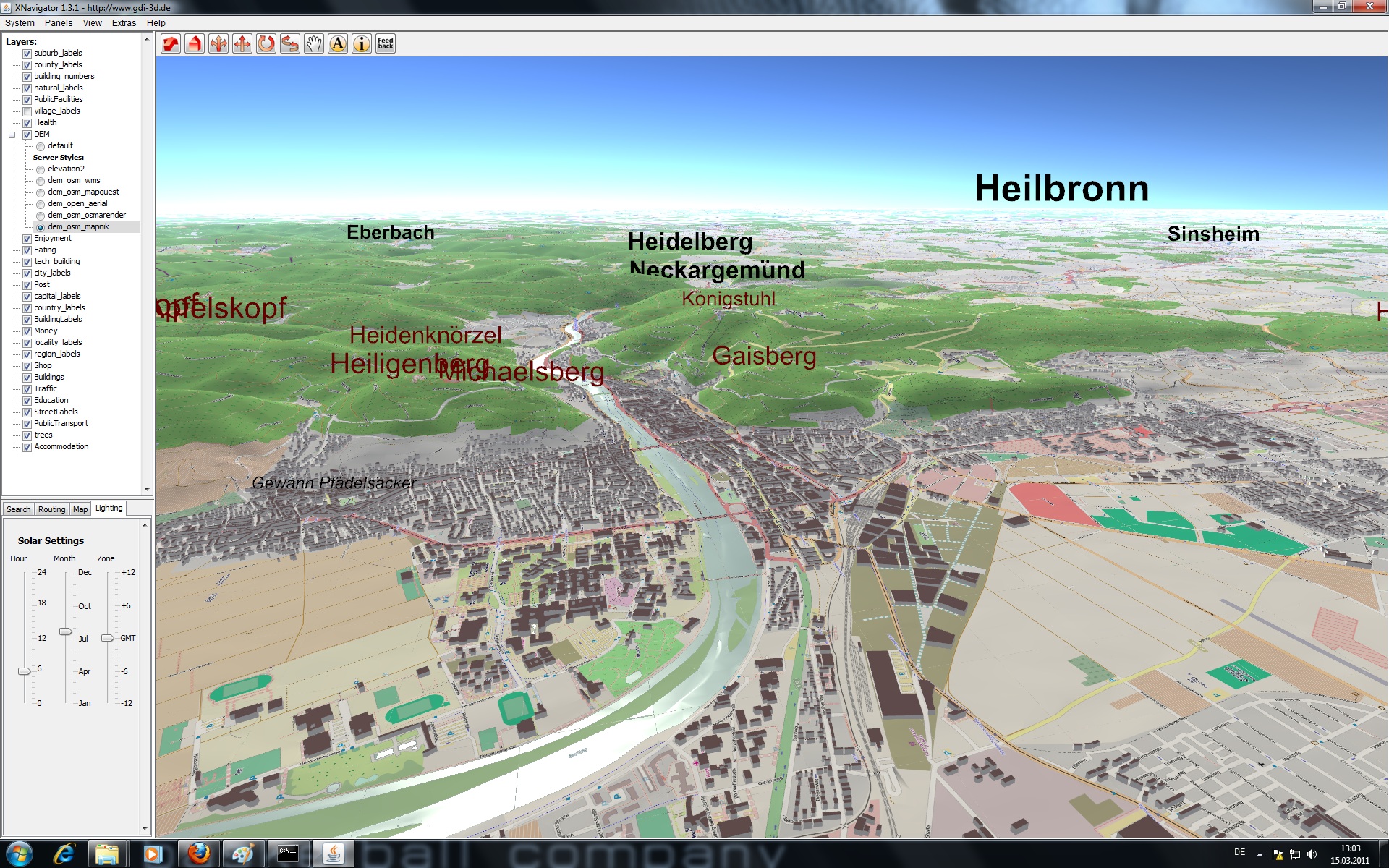 OSM-3D.org Heidelberg