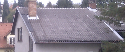 eternitová střecha