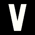 File:Weisses V auf schwarzem rechteck.png
