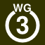 File:White 3 in white circle with WG above.png