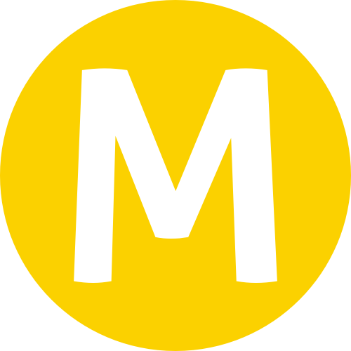 File:De Metro Logo yellow.png