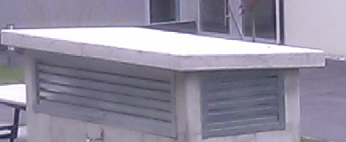 Telhado de concreto