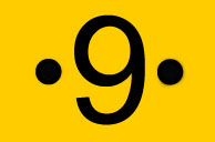 File:9 schwarz auf gelb.jpg
