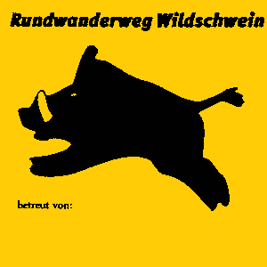 File:Wanderwegsymbol Wildschwein.PNG