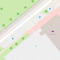 Over-emphasized rendering, same as parking=surface (OSM Carto default).