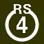 File:White 4 in white circle with RS above.svg
