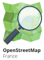 OpenStreetMap France laptop sticker