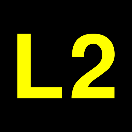 File:L2 black yellow.svg
