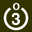 File:White 3 in white circle with O above.svg