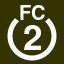 File:White 2 in white circle with FC above.svg