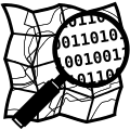 Logotipo de OSM do 2011 en puro b/w