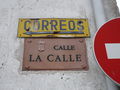 A street named "Street" in Colombres (Asturias).