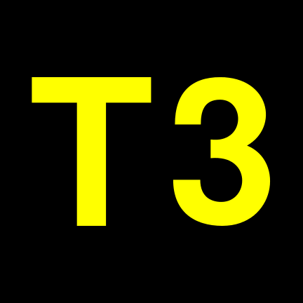 File:T3 black yellow.svg