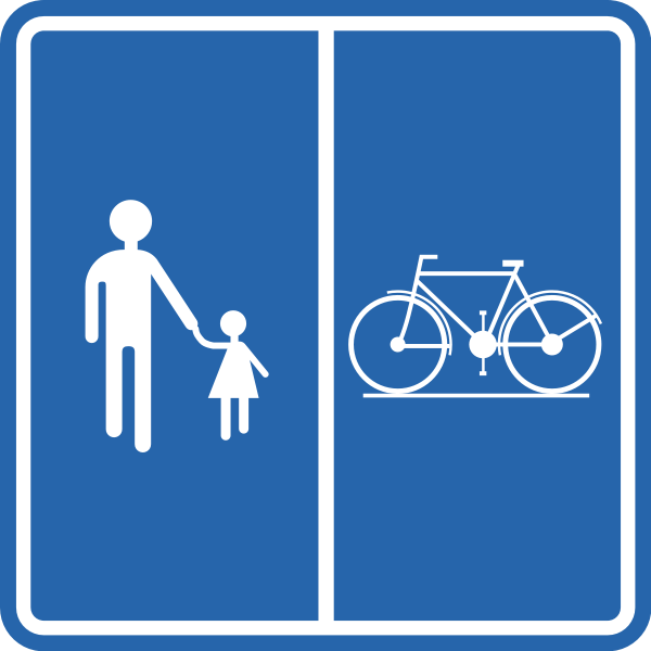 File:Belgium-trafficsign-f99b foot bicycle.svg