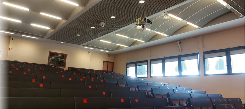 Auditorium A and B (one of the two identical rooms)