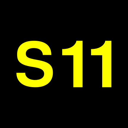 File:S11 black yellow.svg