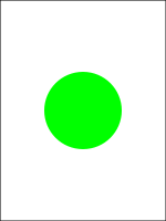 File:Trail-marking-white.green dot.svg