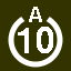 File:White 10 in white circle with A above.svg