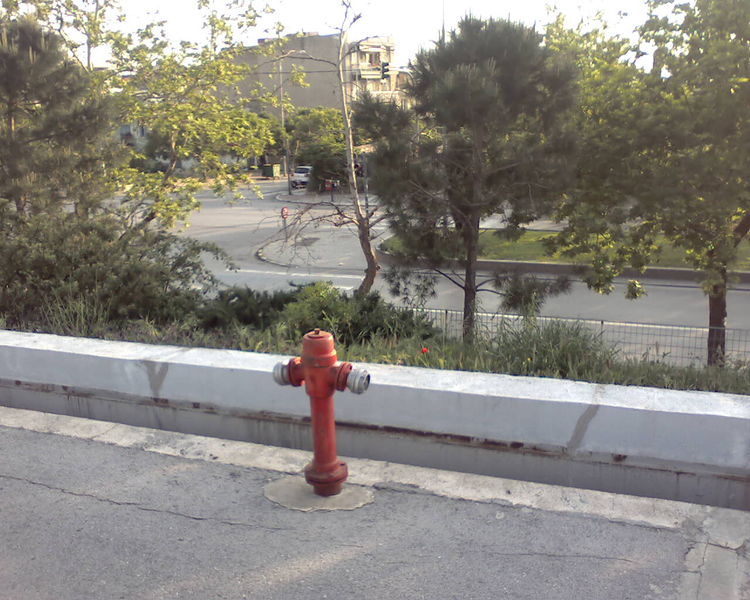 File:Fire hydrant on parking lot.jpg