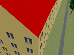 roof:material=roof_tiles na OSM2World