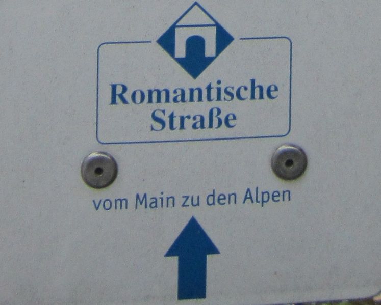 File:RomantischeStrasseSchild.jpg