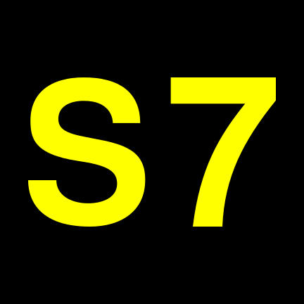 File:S7 black yellow.svg