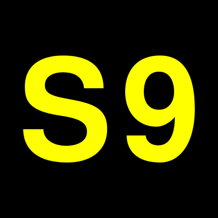 File:S9 black yellow.svg