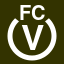 File:White V in white circle with FC above.svg