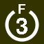 File:White 3 in white circle with F above.svg