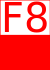 File:Rot F8 auf weiss darunter rot.svg