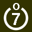 File:White 7 in white circle with O above.svg