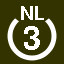 File:White 3 in white circle with NL above.svg
