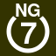 File:White 7 in white circle with NG above.svg