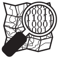 Logotipo antigo de OSM en puro b/w