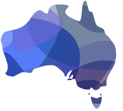 File:Australia outline blue.svg