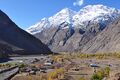 Mountaineous landscape in the Tajik Pamirs