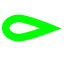File:Symbol Green Droplet 90 Unfilled.svg