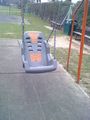 playground=swing, sitting_disability=yes Swing seat for inclusive play - allows a user with poor balance or posture to be seated on the swing