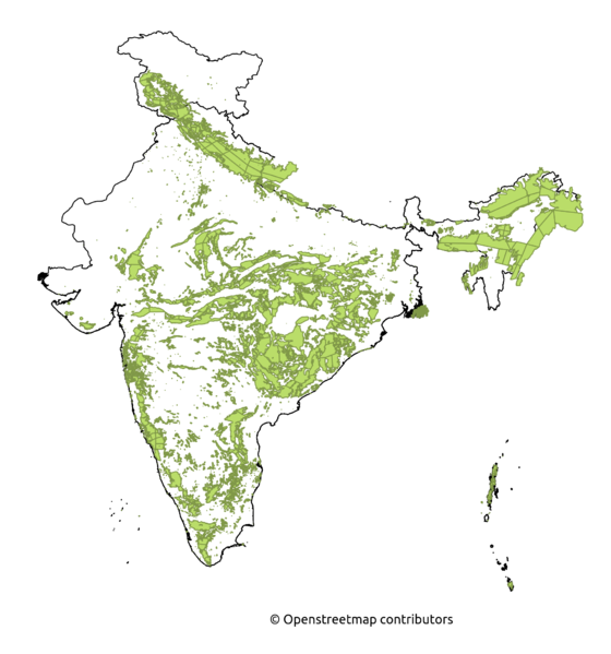 File:Forest Cover in India.png