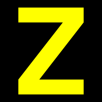 File:Z black yellow.svg