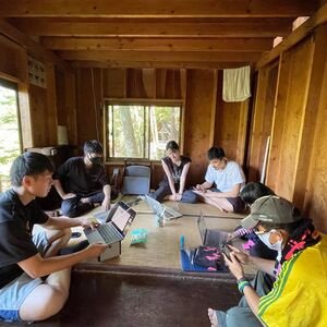 YouthMappers AGU/FuruhashiLab., CrisisMappersJapan/DRONEBIRD from Japan - Core training session with simple meet up #OSMAsiaPacific 6 August 2021. by @taichi