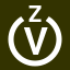File:White V in white circle with Z above.svg