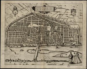 Plan d'Orléans (1599) Aurelia Franciae civitas ad Ligeri flumen sita.jpg