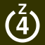 File:White 4 in white circle with Z above.svg