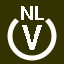 File:White V in white circle with NL above.svg