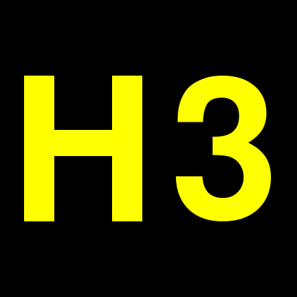 File:H3 black yellow.svg