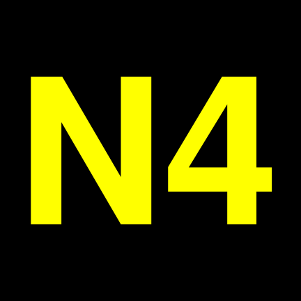 File:N4 black yellow.svg